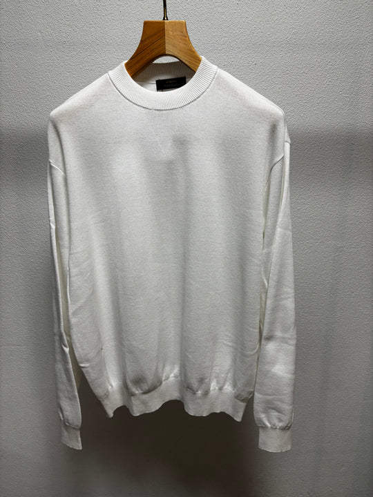 Vandori / コットン100% ガゼット クルーネックロングスリーブ